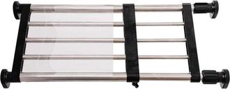 OEM Estante Extensible De Metal Ajustable Para Armario, Cocina Y Ba&ntilde;o, Color Negro, 40-60 Cm