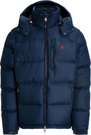 Polo Ralph Lauren Blauwe Parka Jas Aw 25 - Heren - Winterjassen - Blauw - S - Polyester - Jassen