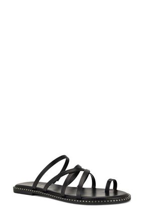 Nine West Digen Toe Loop Sandal in Black at Nordstrom, Size 8.5