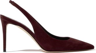 Scarosso Sutton Suede Pumps - Dames - Pumps - Paars - 39 EU - Su&egrave;de - Schoenen