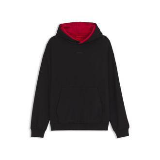 HUGO BOSS Embroidered-logo hoodie in stretch cotton