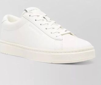 Emporio Armani leather low-top sneakers