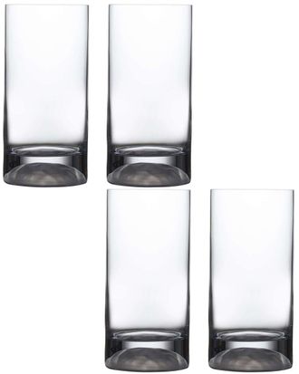 Nude Glass Set Of 4 Medium Club Ice High Ball Glasses