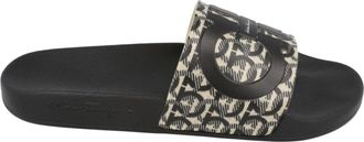 Ferragamo Groovy Dual Gancini Slides