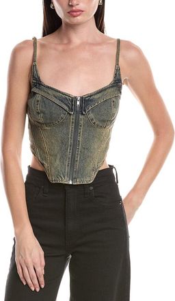 AFRM Afrm Iris Zip Front Corset Top