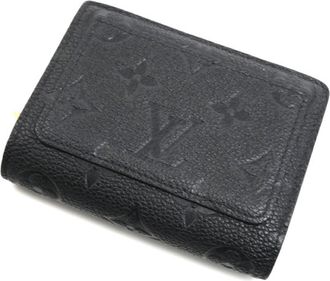 Louis Vuitton Noir Monogram Empreinte Wallet (Bi-Fold) (Pre-Owned)