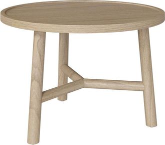 Rendez-Vous D&eacute;co Rendez-vous D&eacute;co - Mesa De Centro Redonda En Madera De Mindi D60cm - Paloma