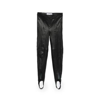 Iro Leather Trousers, female, Black, Size: XS Abasto Tapered Leggings