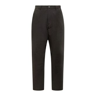 Moncler Straight Trousers, male, Black, Size: XL Trousers