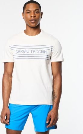 Sergio Tacchini Remo T-shirt in Gardenia at Nordstrom, Size 4X-Large