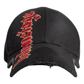 Balenciaga Gothic Placement No Closure Cap Black 8465044F7B51000