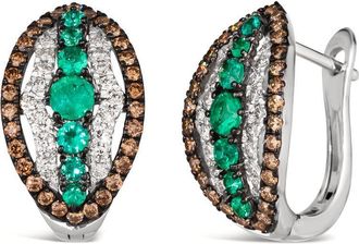 Le Vian Ladies Precious Band Drop Earrings set in 14K Vanilla Gold LACR 6