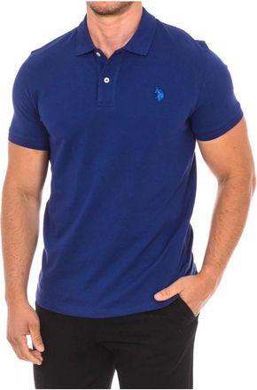 U.S.Polo Association Polo met korte mouwen - Heren - Polos - Blauw - M - Katoen - Tops