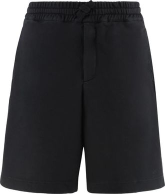 Alexander McQueen Korte Broeken, Heren, Zwart, S, Katoen, Stonewashed Jersey Shorts