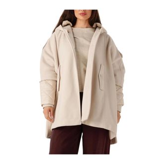 Beaumont Amsterdam Beige Cape Coat voor stijlvolle vrouwen - Dames - Jassen - Beige - Maat: L Wol