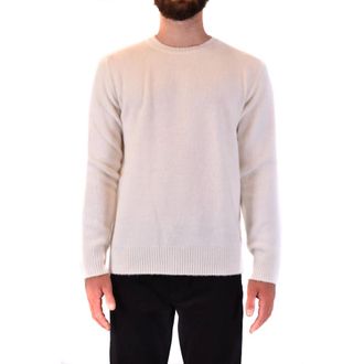 Dondup Round-neck Knitwear, male, White, Size: XL Round-neck Knitwear