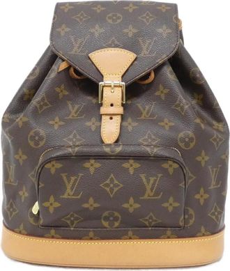 Louis Vuitton Marron Monogram Monogram Mini Coated Canvas Backpack (Pre-Owned)