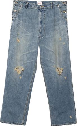 Bows & Arrows Pantaloni effetto vissuto - Blu