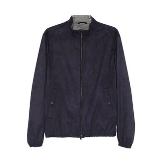 Herno Bomber Jackets, male, Blue, Size: 2XL Herno Jackets