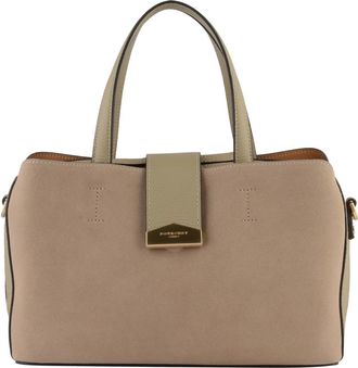 Pourchet Tassen, Dames, Beige, ONE Size, Leer, Cavalcade Handtas