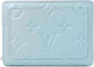 Louis Vuitton Blue Leather Wallet (Bi-Fold) (Pre-Owned)
