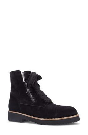 Ron White Tara Water Resistant Lace-Up Bootie in Onyx at Nordstrom Rack, Size 5.5Us / 36Eu