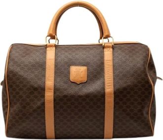 Celine Pre-owned Weekend Bags, female, Brown, Size: ONE SIZE Pre-owned Boston Bag