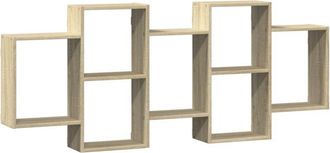 vidaXL Estante De Pared Madera Ingenier&iacute;a Roble Sonoma 159x18x65 Cm Vidaxl