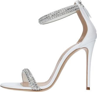 Casadei Scarlet Stratosphere Sandalen - Dames - Sandalen met hakken - Wit - 39 EU - Leer - Schoenen