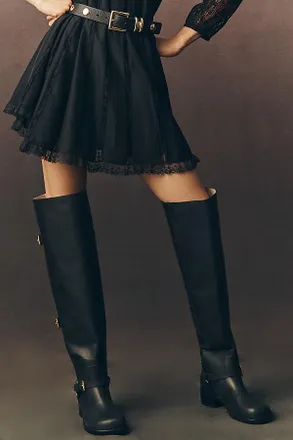 Farm Rio Distressed Over-The-Knee Boots
