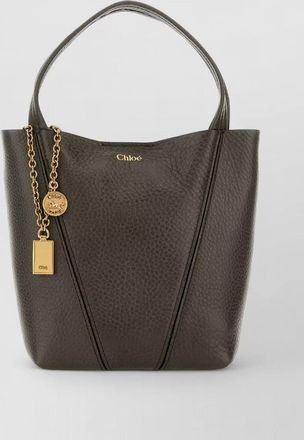 Chlo&eacute; chlo&eacute; spin small leather shoulder bag