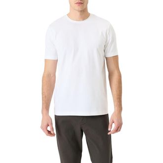 Pact Luxe Essential Classic Fit Crewneck Tee Made With Organic Cotton in White at Nordstrom, Size X-Large