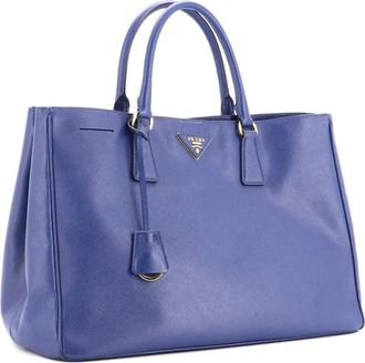 Prada Lux Open Saffiano Leather Large tote bag - Blauw