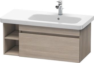Duravit Unidad De Lavabo Duravit Durastyle De Pared 6396, 1 Extra&iacute;ble, 930mm, Para Lavabo Durastyle A La Derecha, Color (frente/cuerpo): Decoraci&oacute;n Pino Plata