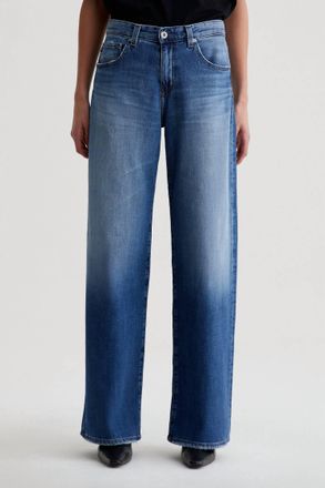AG - Adriano Goldschmied Adria Wide Leg Jeans In Headline