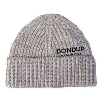 Dondup Beanies, male, Gray, Size: ONE SIZE Beanies