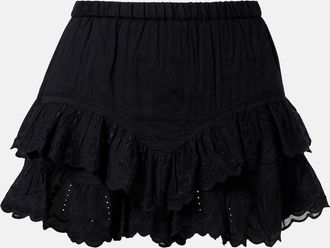 Isabel Marant Jocadia broderie anglaise cotton shorts