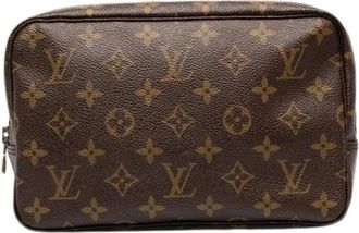 Louis Vuitton Pre-owned Trousse Toilette - Dames - Vintage Clutch - Bruin - ONE Size - Vintage