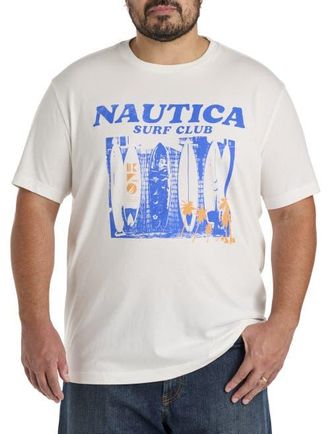 Nautica Big & Tall Surf Club Graphic Tee in White at Nordstrom, Size 2X Big