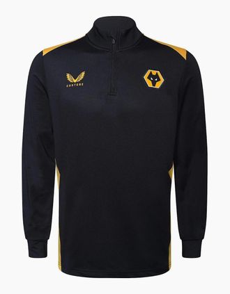 Castore Mens Wlvs quarter Zip Sn99 - Black - Size: 44