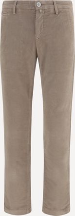 Jacob Cohen Pantaloni chino Bobby slim in gabardina stretch di cotone Man 36