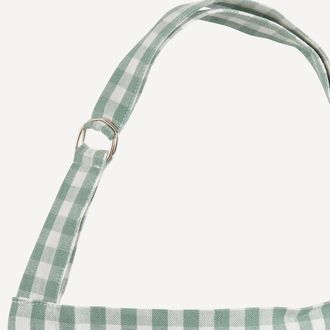 La Redoute Interieurs Schort, 30% gerecycled katoen, geweven-geverfde ruiten, SOIZIC