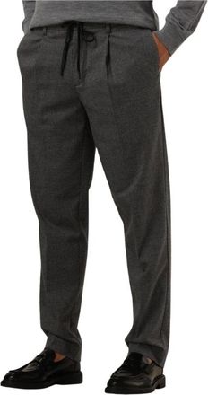 Selected Moderne Tapered Plooibroek - Heren - Slim Fit Broeken - Grijs - S - Broeken