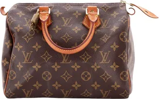 Louis Vuitton Brown Monogram Canvas Speedy 25 (Authentic Pre-Loved)