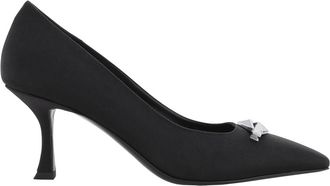 Jimmy Choo London Ryker Embellished Satin Pumps, Brand Size 37 ( US Size 7 )