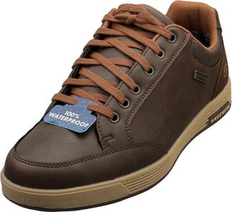 Skechers USA Mens Mens Cavell Sparkman Sneaker, Chocolate Synthetic, 12 UK