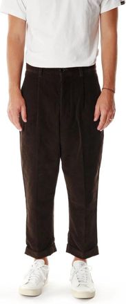 Ami Oversized Corduroy Carrot Fit Broek - Heren - Straight fit broeken - Bruin - XL - Broeken