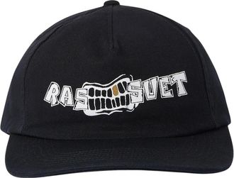 Rassvet Graphic Print Baseball Cap - Heren - Petten - Zwart - ONE Size - Katoen - Accessoires
