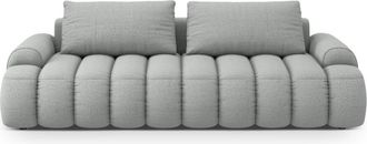CXL by Christian Lacroix Sof&aacute; cama con ba&uacute;l 4 plazas tejido estructural gris claro