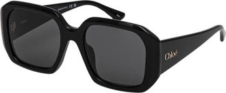 Chlo&eacute; Zonnebrillen - Dames - Zonnebrillen - Zwart - 54 MM - Accessoires